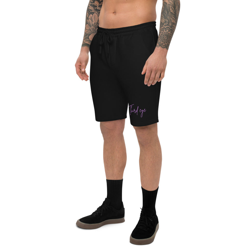 Third eye fleece shorts
