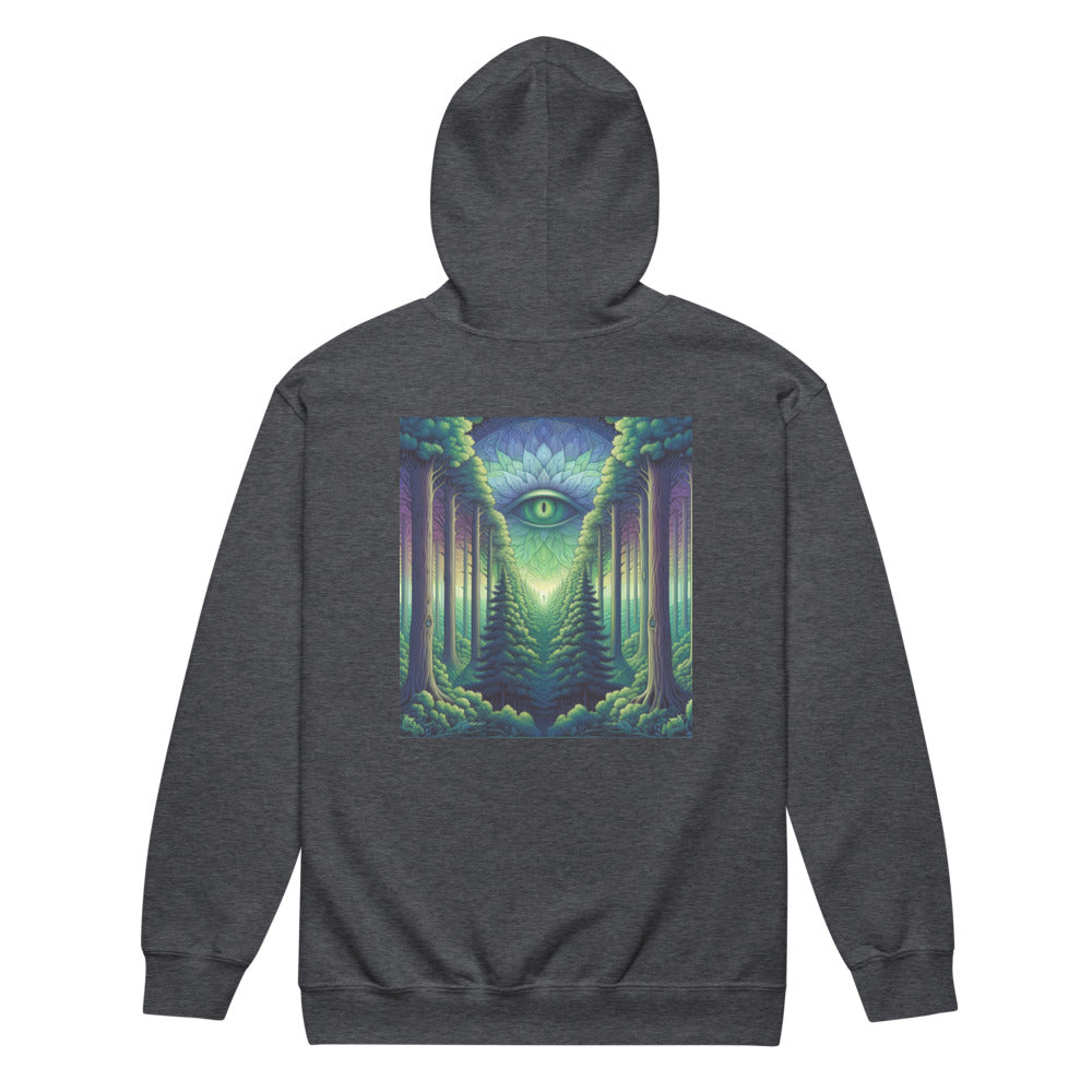 Heavy blend third eye supply zip hoodie
