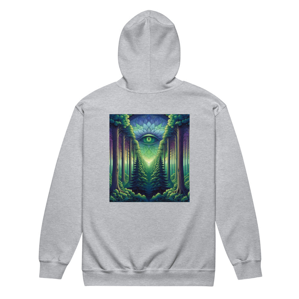 Heavy blend third eye supply zip hoodie