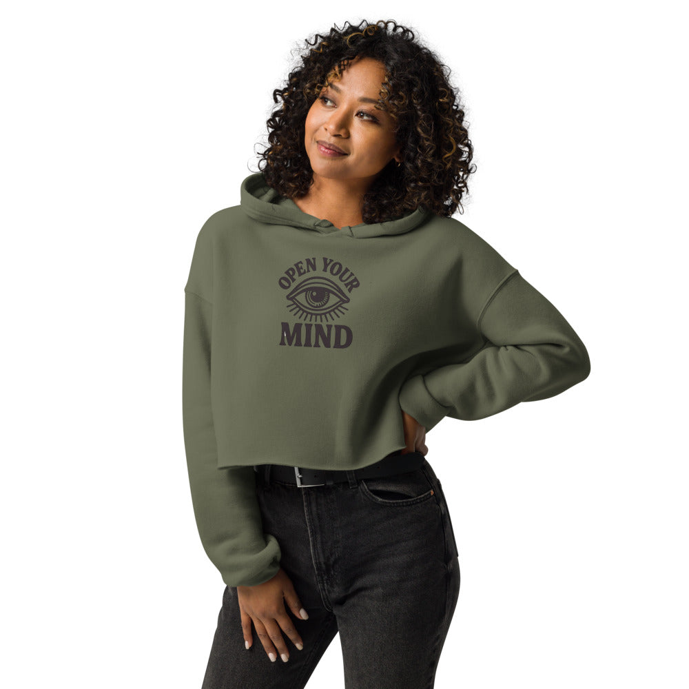 Third eye supply Crop Hoodie