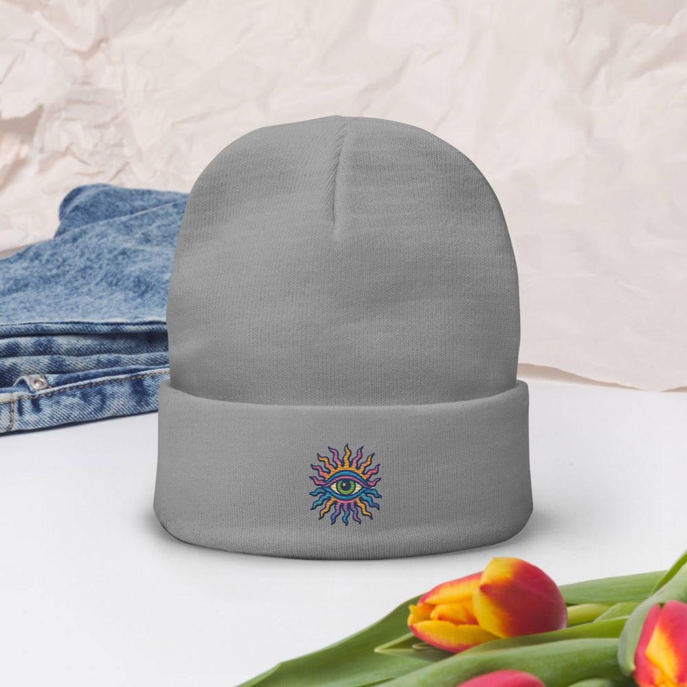Embroidered third eye Beanie