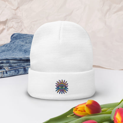 Embroidered third eye Beanie