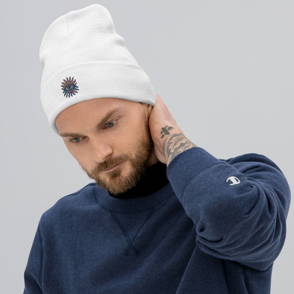 Embroidered third eye Beanie