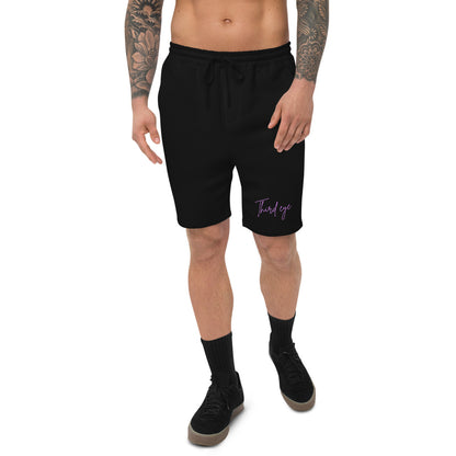 Third eye fleece shorts