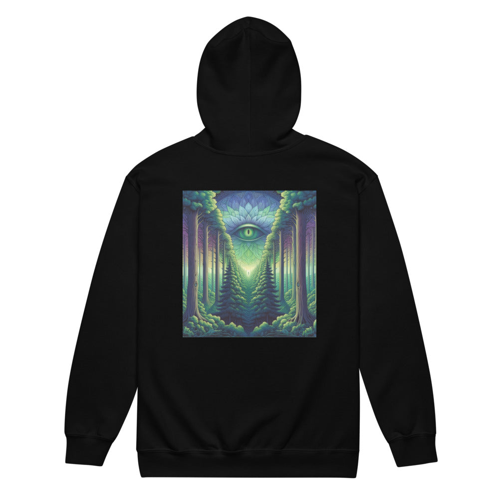 Heavy blend third eye supply zip hoodie