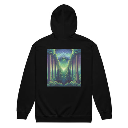 Heavy blend third eye supply zip hoodie