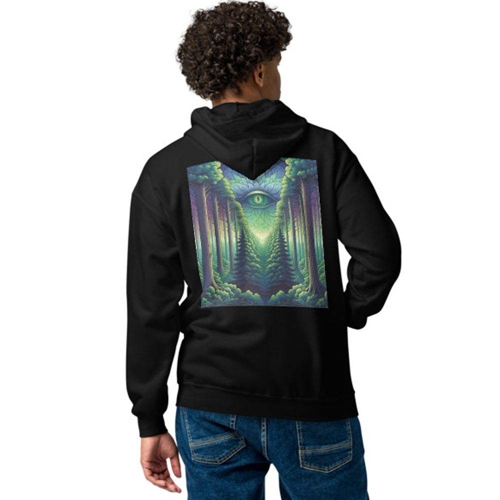 Heavy blend third eye supply zip hoodie
