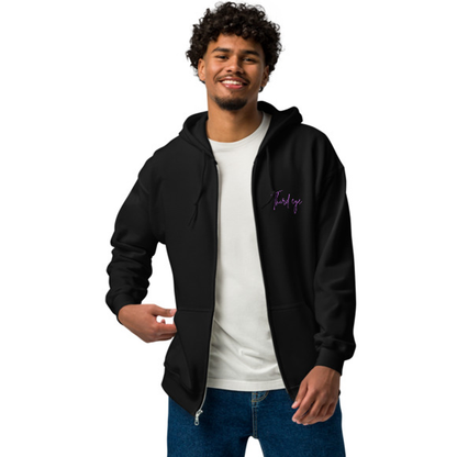 Heavy blend third eye supply zip hoodie
