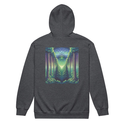 Heavy blend third eye supply zip hoodie
