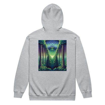Heavy blend third eye supply zip hoodie