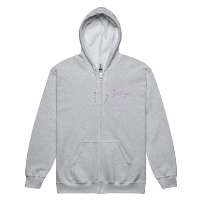 Heavy blend third eye supply zip hoodie