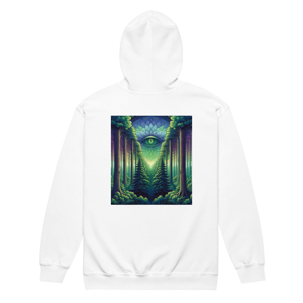 Heavy blend third eye supply zip hoodie