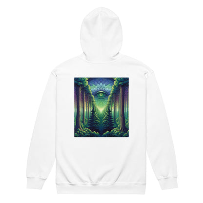 Heavy blend third eye supply zip hoodie