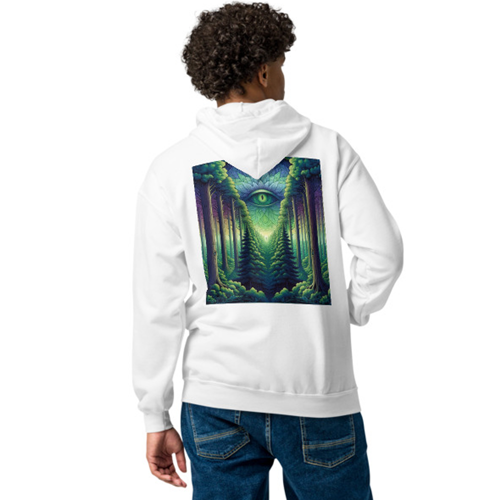 Heavy blend third eye supply zip hoodie