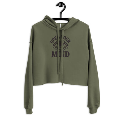 Third eye supply Crop Hoodie