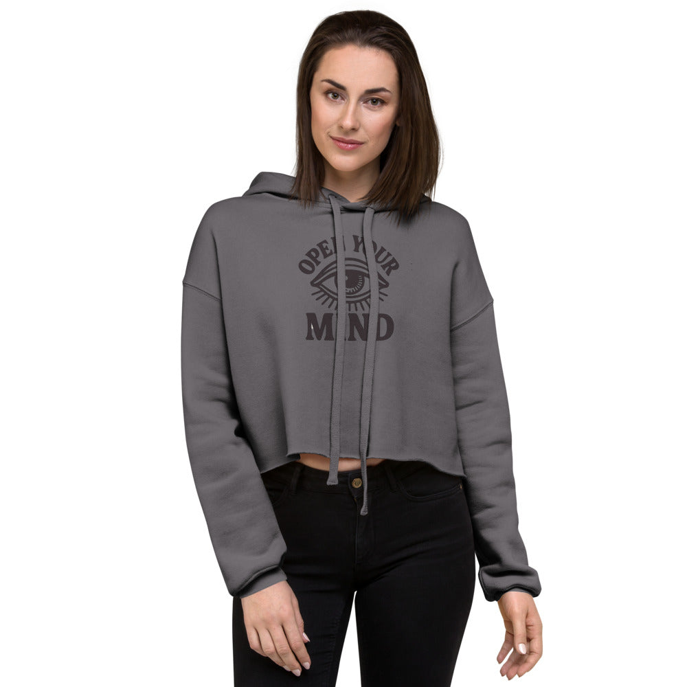 Third eye supply Crop Hoodie